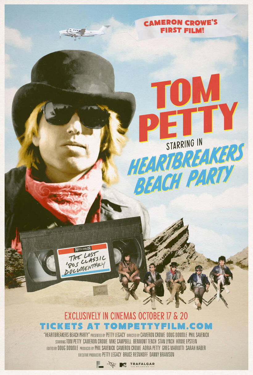 TOM PETTY: HEARTBREAKERS BEACH PARTY poster art