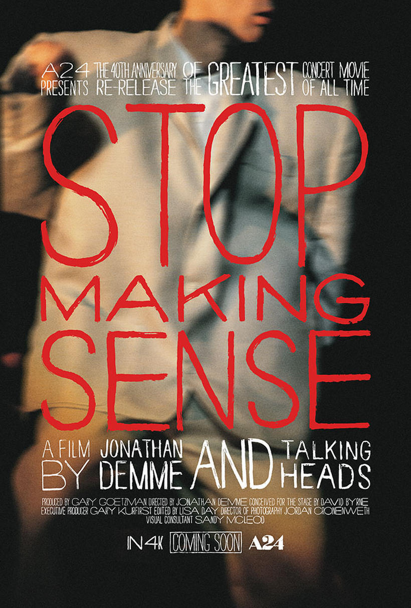 Stop Making Sense poster art