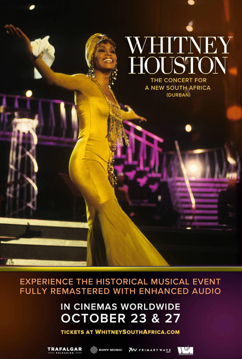  Whitney Houston - The Concert for a New South Africa (Durban) poster art