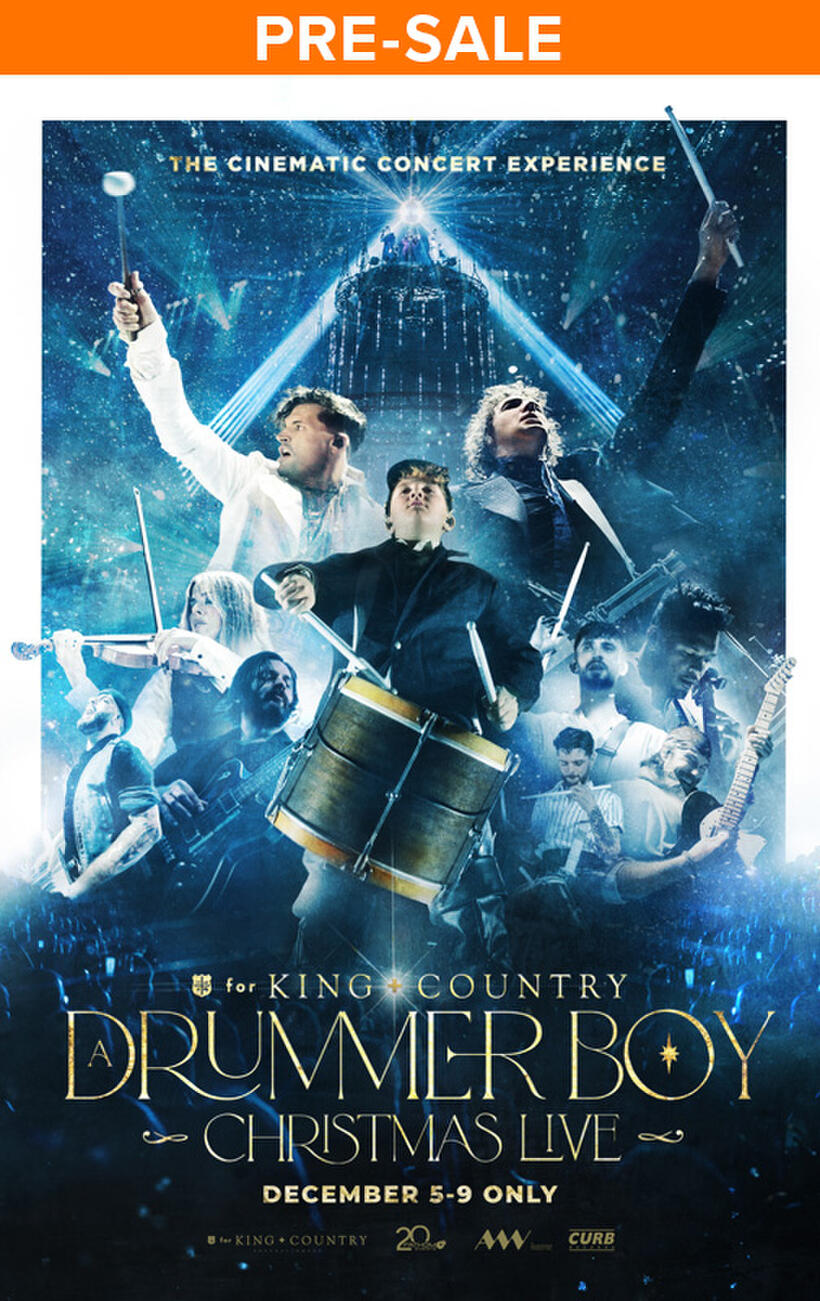 for KING + COUNTRY'S: A Drummer Boy Christmas LIVE poster art