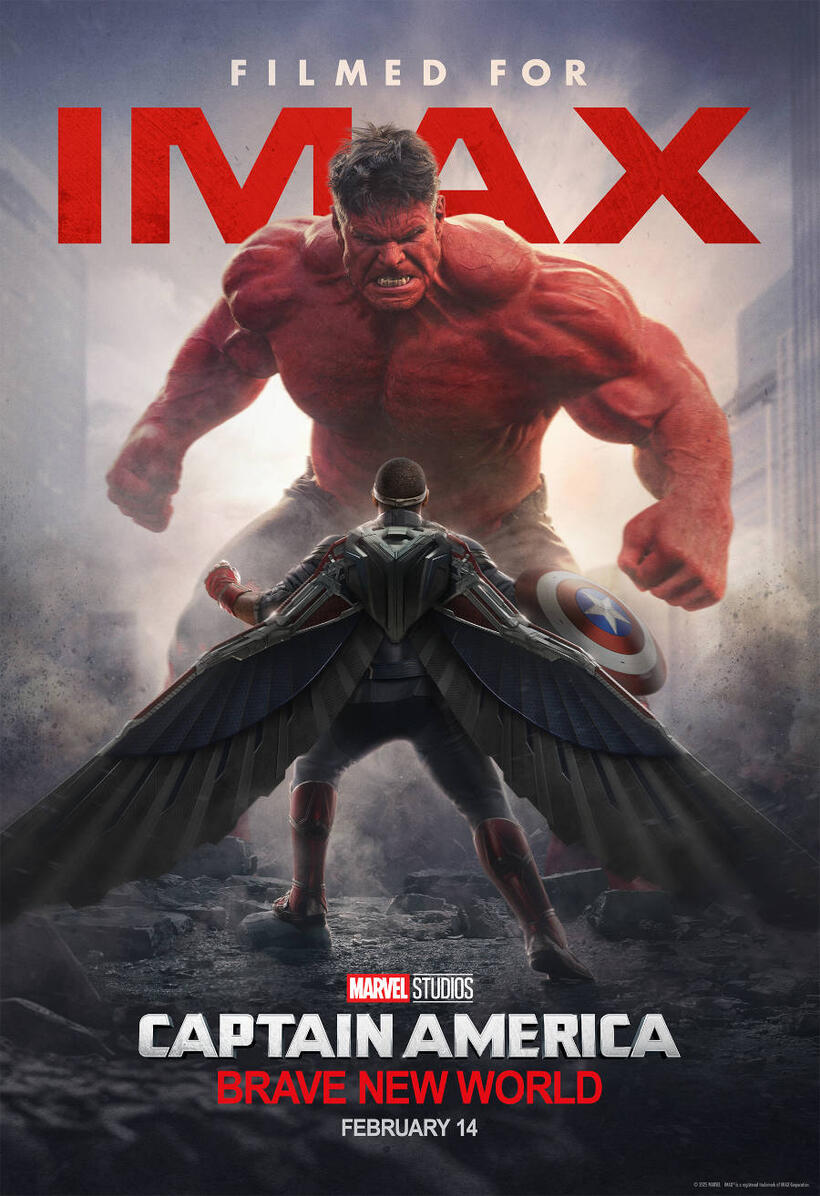 Captain America: Brave New World IMAX Fan Event poster art