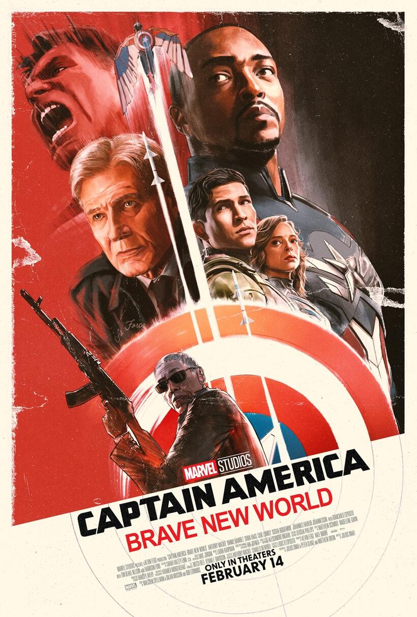 Captain America: Brave New World poster art