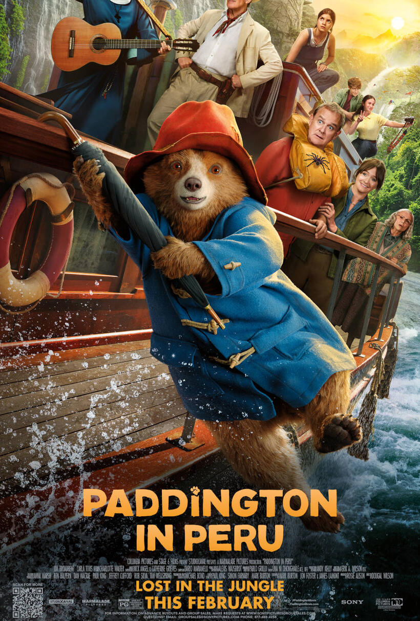 Paddington in Peru poster art