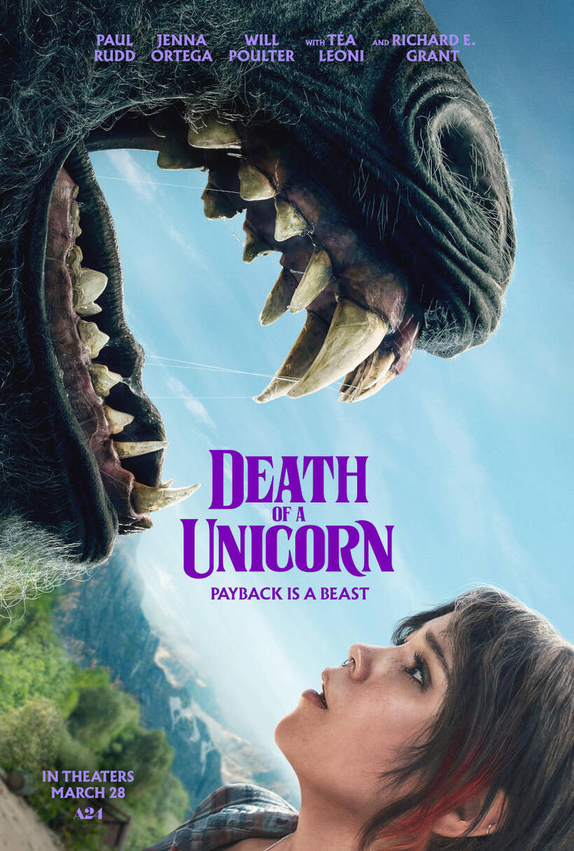 Death of a Unicorn poster art
