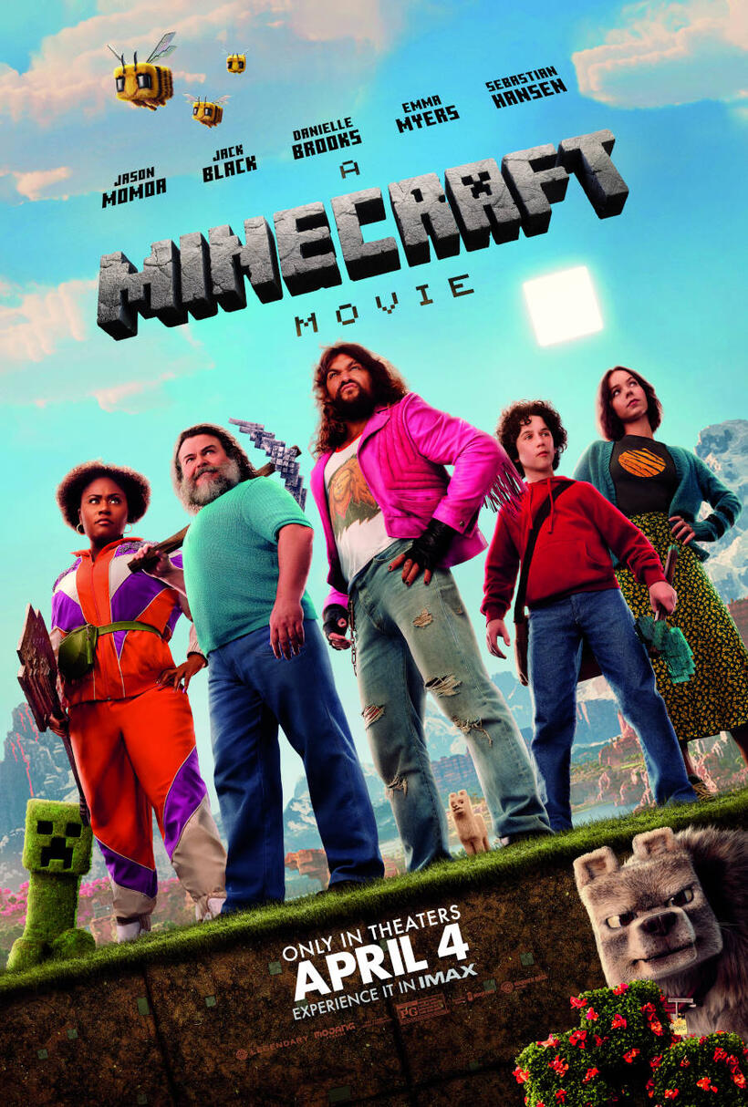 A Minecraft Movie poster art
