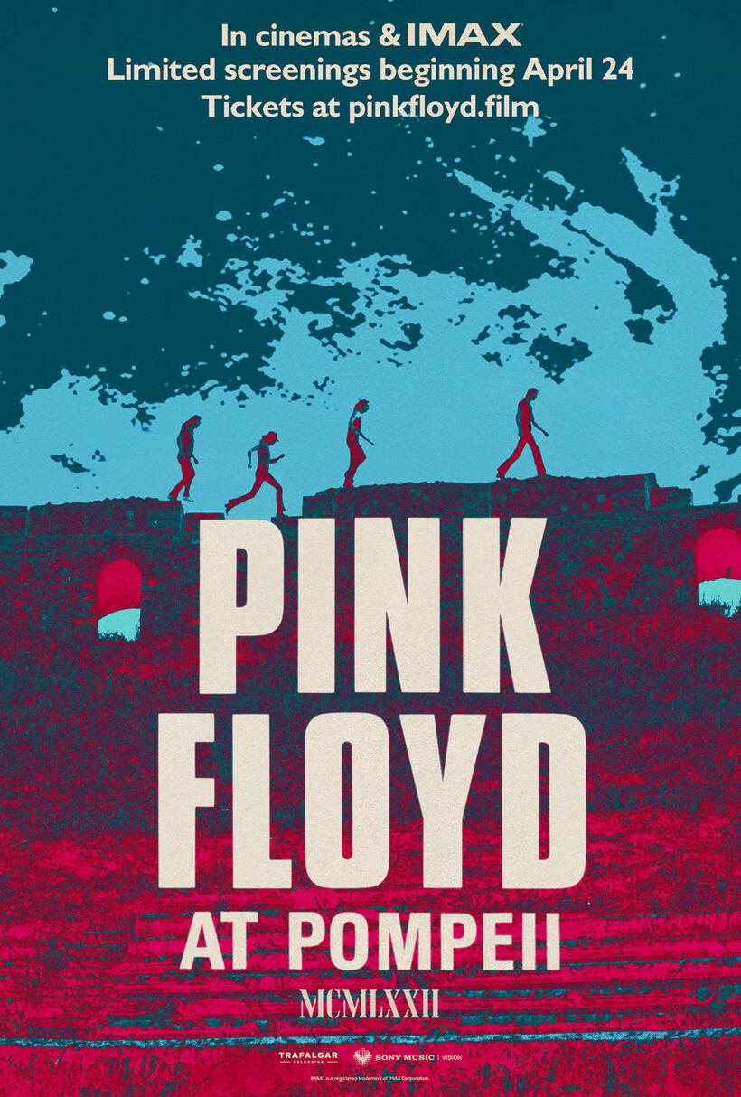 Pink Floyd at Pompeii - MCMLXXII poster art