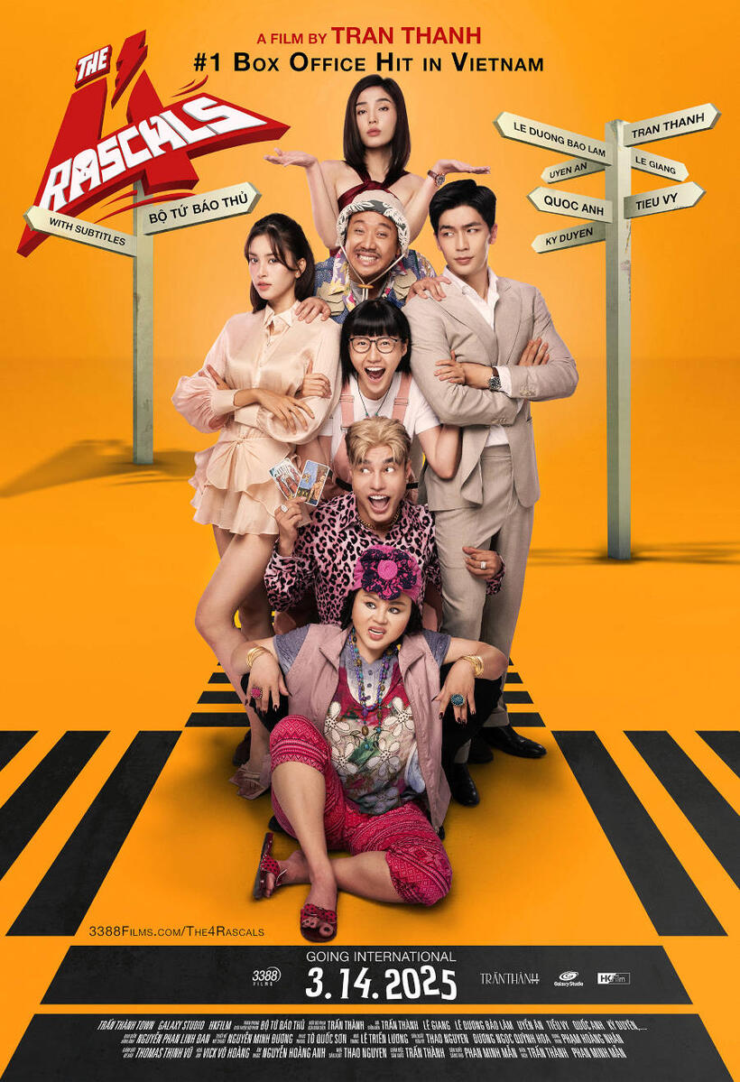 The 4 Rascals poster art