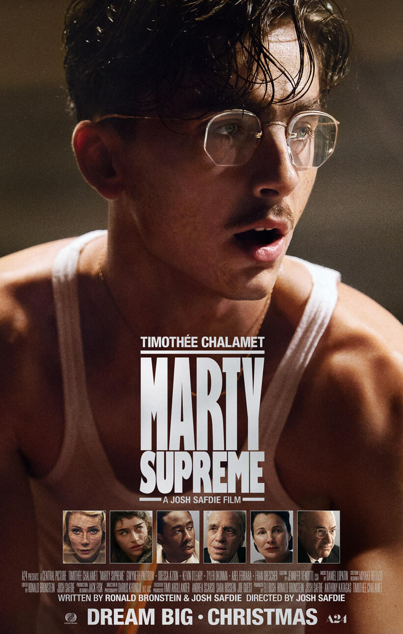 Marty Supreme poster art
