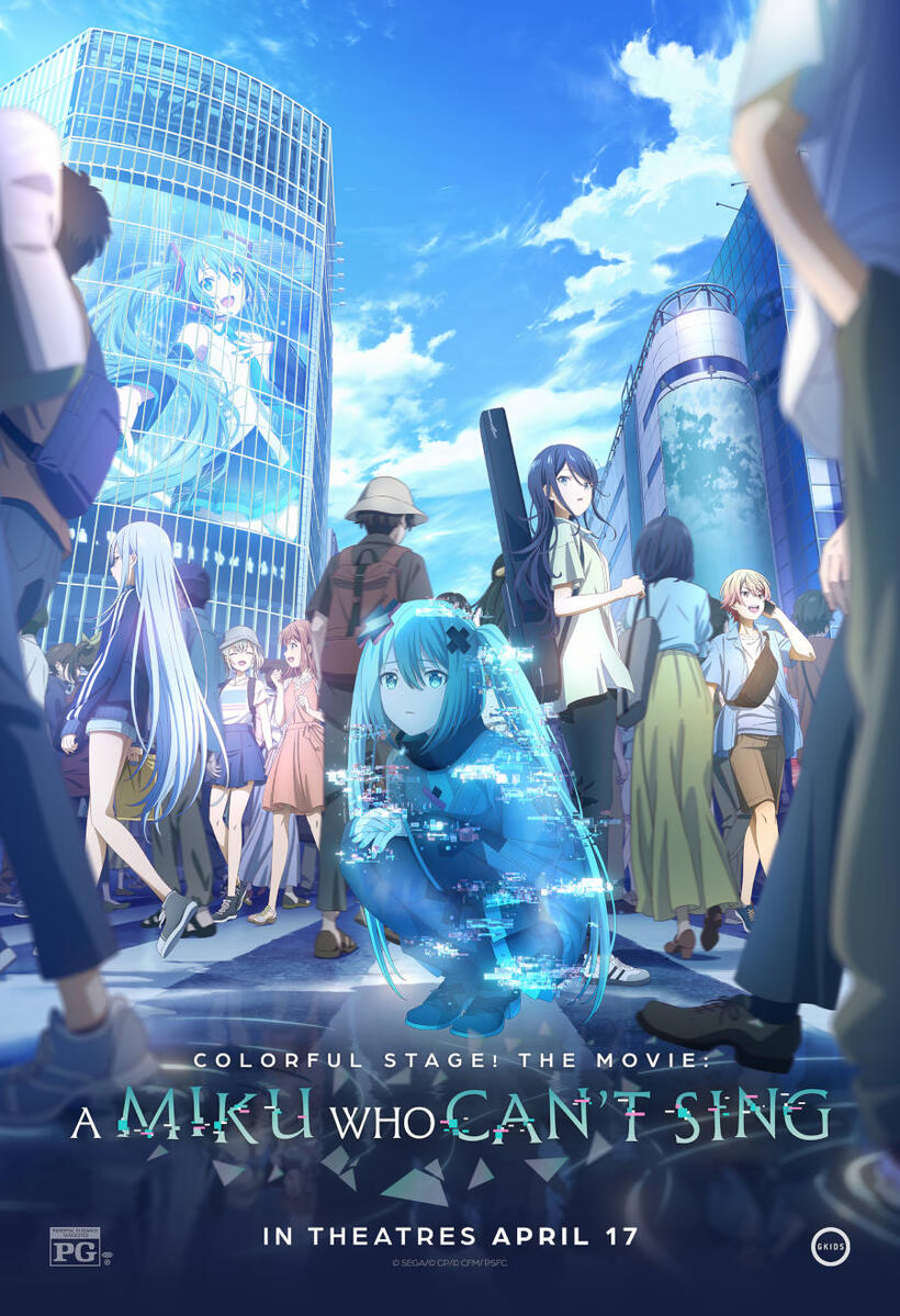 Colorful Stage! The Movie: A Miku Who Can't Sing poster art