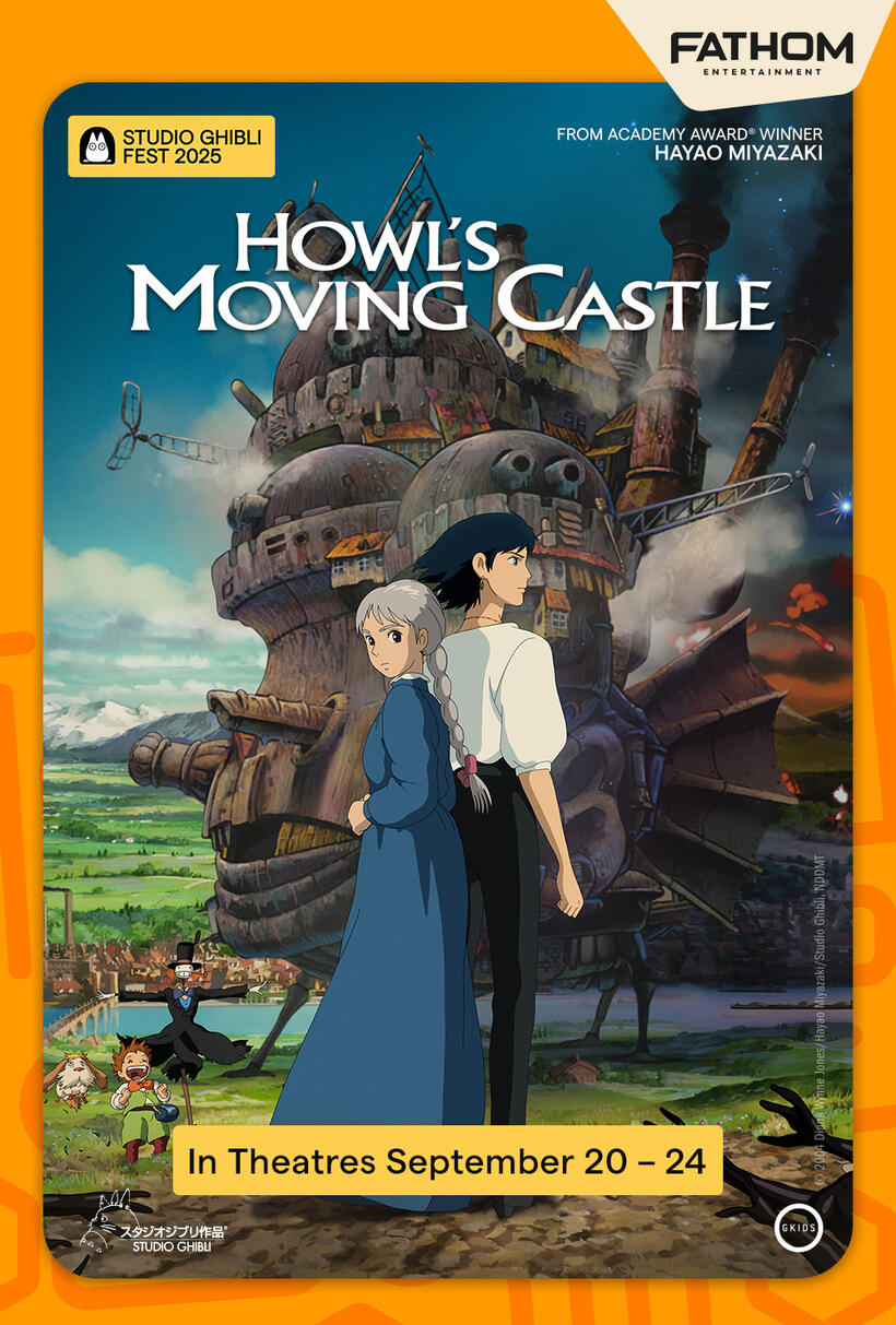 Howl's Moving Castle - Studio Ghibli Fest 2025 poster art