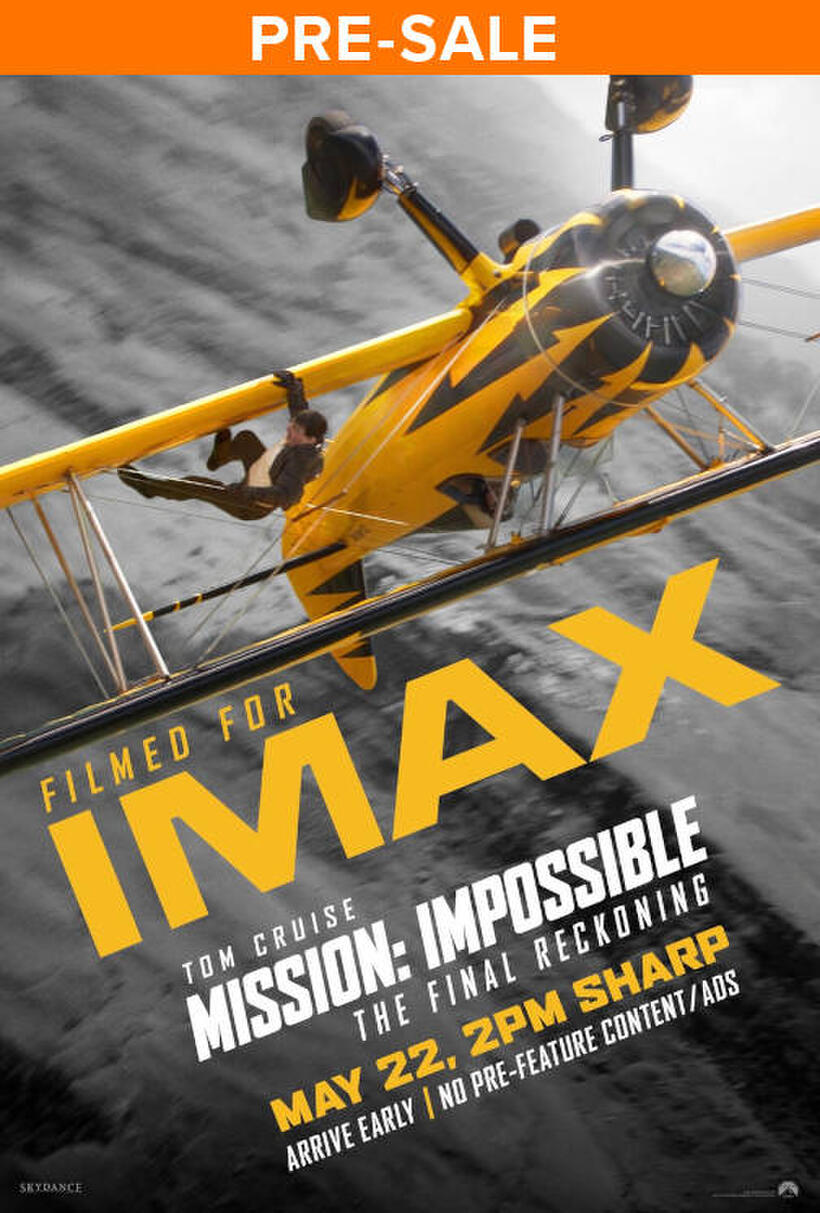 Mission: Impossible - The Final Reckoning IMAX Opening Day Fan Event poster art