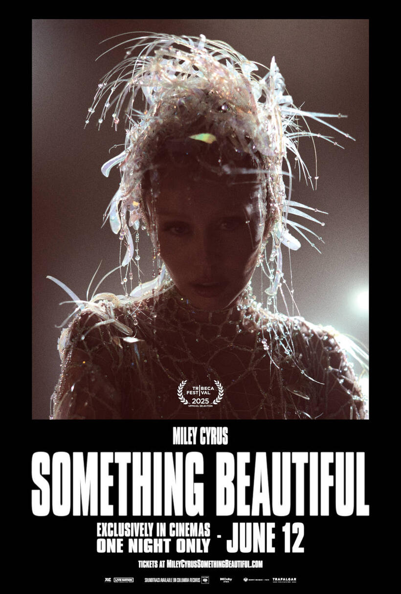 Miley Cyrus: Something Beautiful poster art