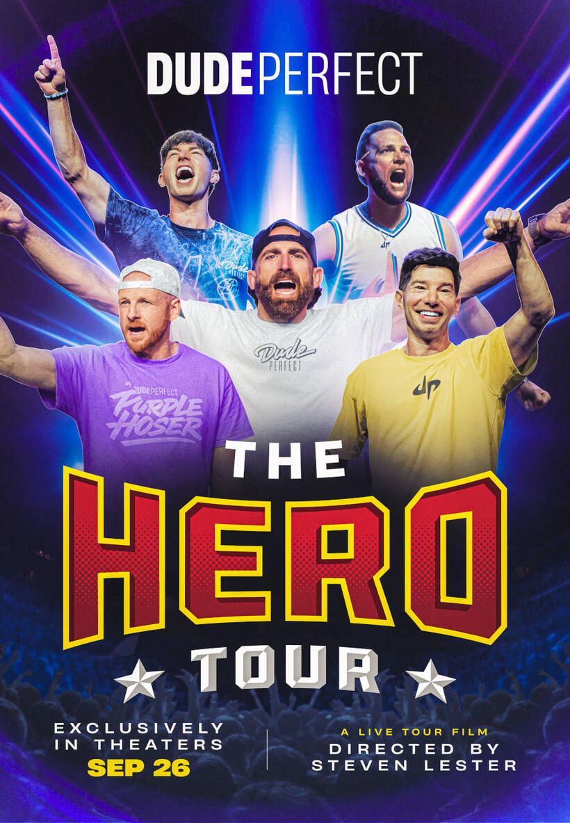 Dude Perfect: The Hero Tour poster art