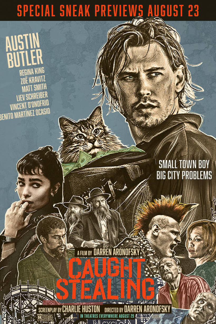 Caught Stealing: Special Sneak Preview poster art
