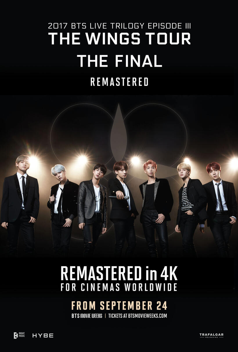 BTS 2017 Live Trilogy EPISODE III THE WINGS TOUR THE FINAL Remastered poster art