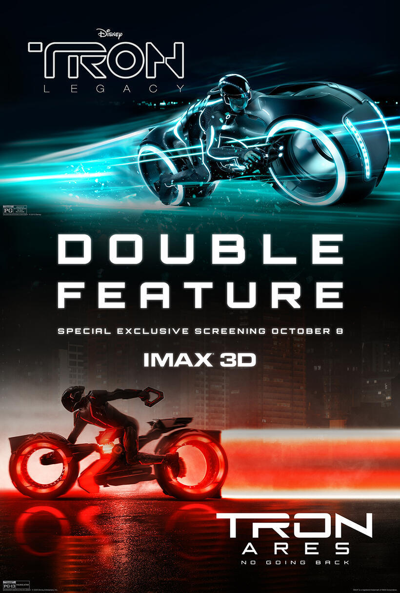 Tron IMAX 3D Double Feature poster art