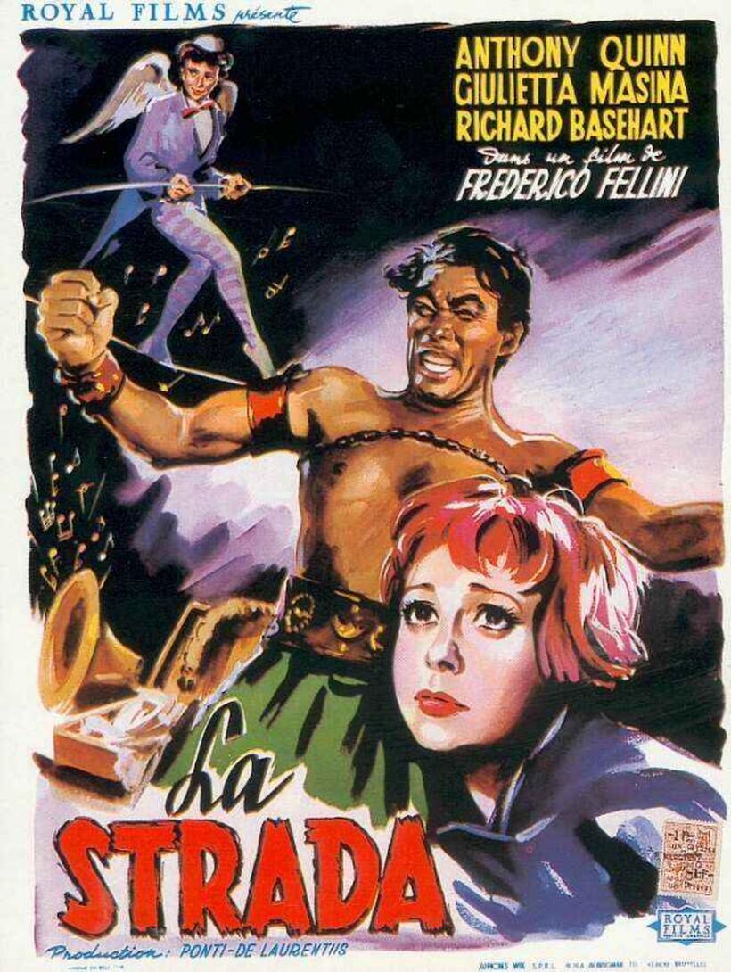 Poster art for "La Strada."