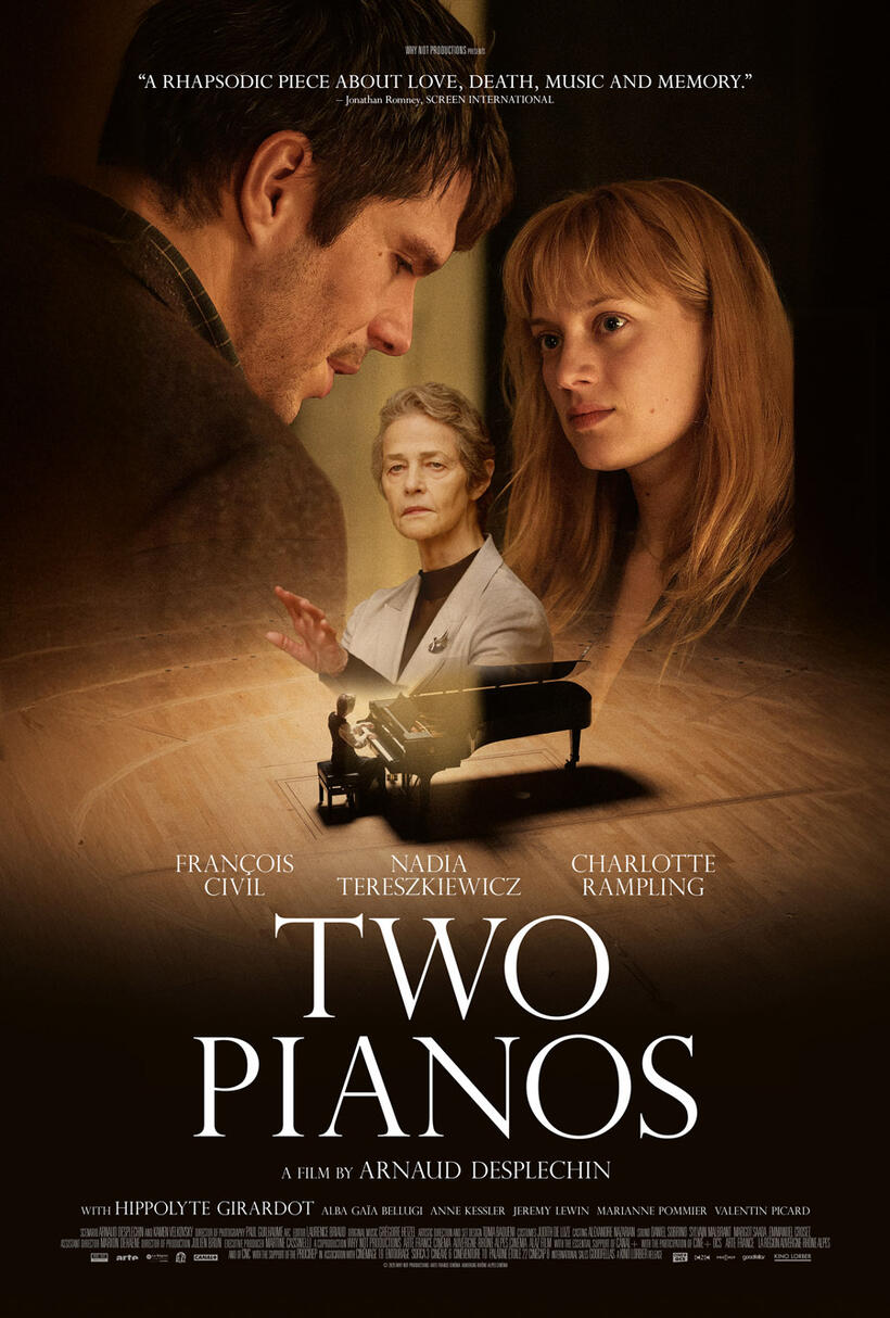 Two Pianos poster art