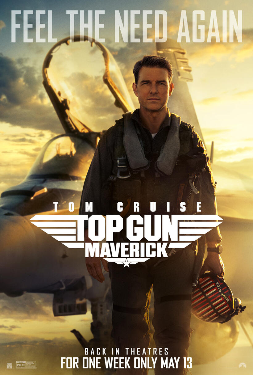 Top Gun: Maverick Re-Release poster art