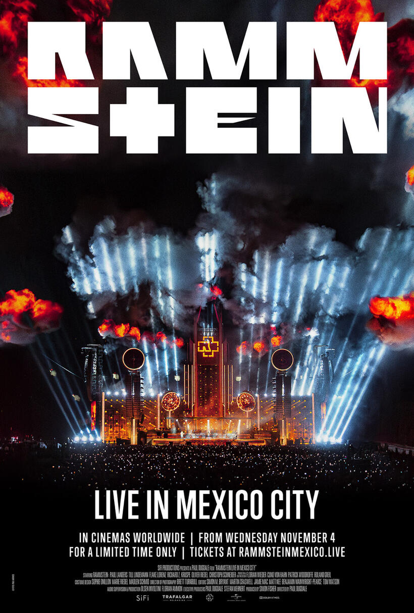 Rammstein - Live in Mexico poster art