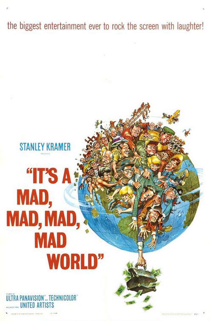 Poster art for "It's a Mad, Mad, Mad, Mad World."