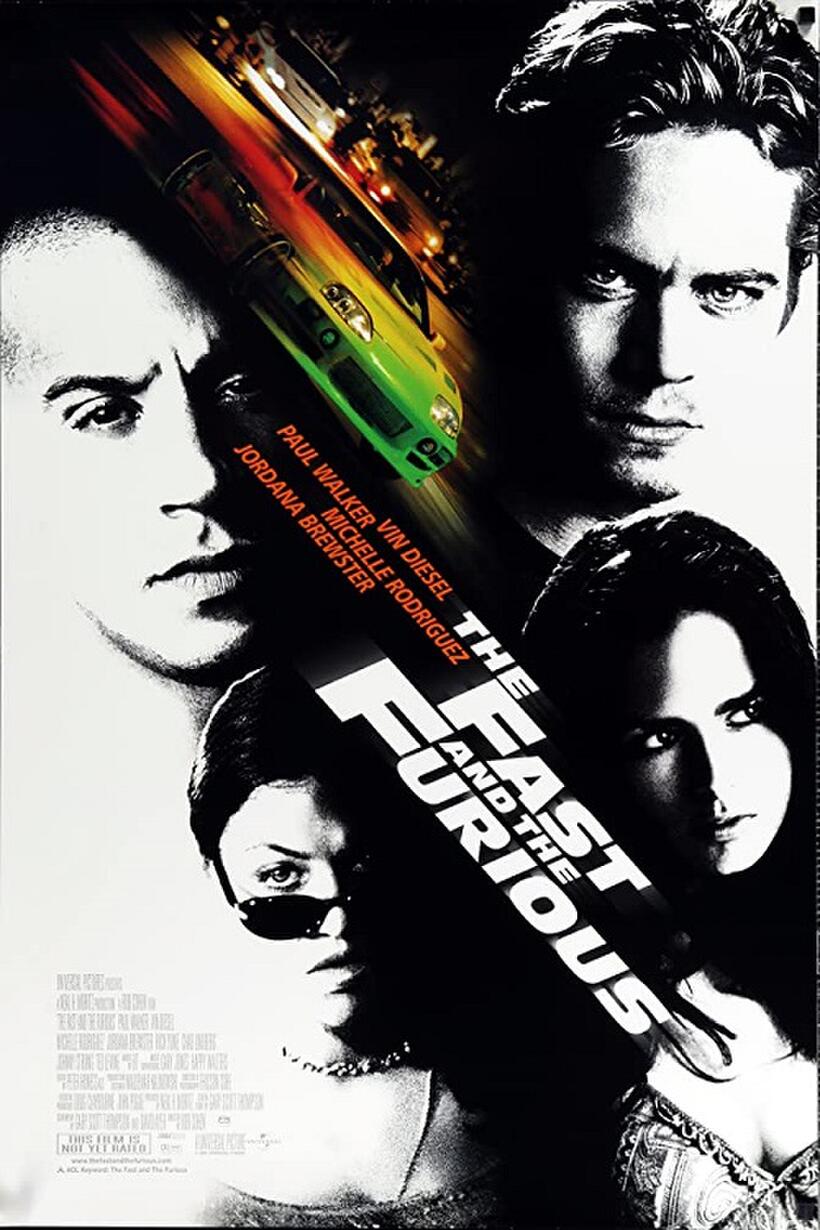 The Fast and the Furious poster art