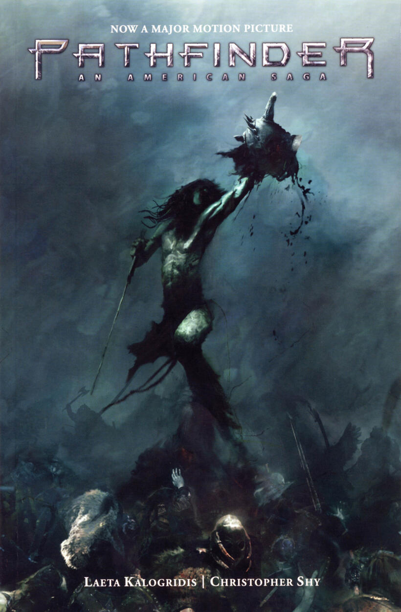 Comic cover poster art for "Pathfinder."