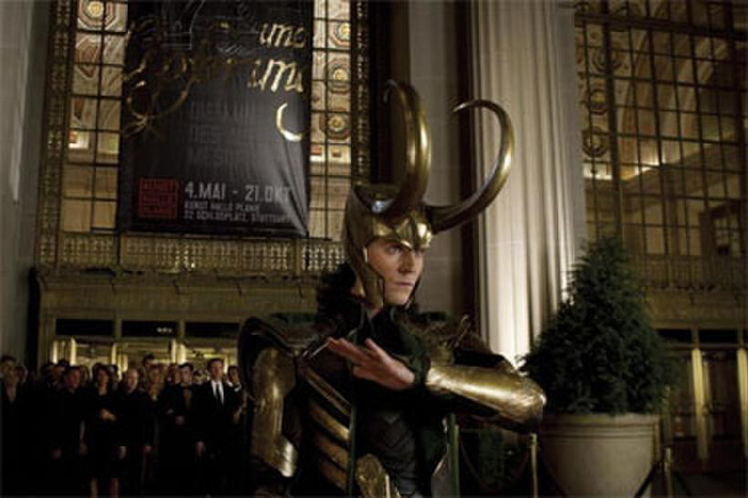 Tom Hiddleston as Loki in "The Avengers."