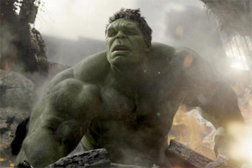 Mark Ruffalo as The Incredible Hulk in "The Avengers."