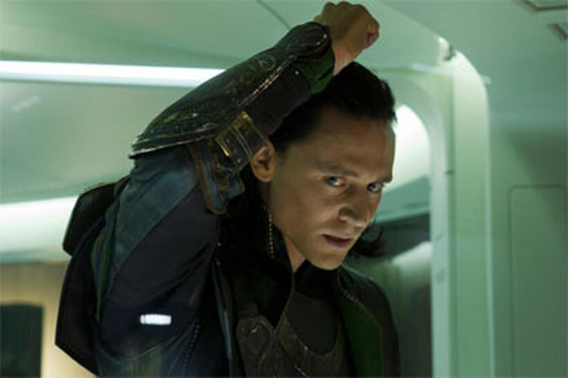Tom Hiddleston as Loki in "The Avengers."
