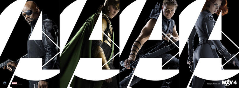 Banner art for "The Avengers."
