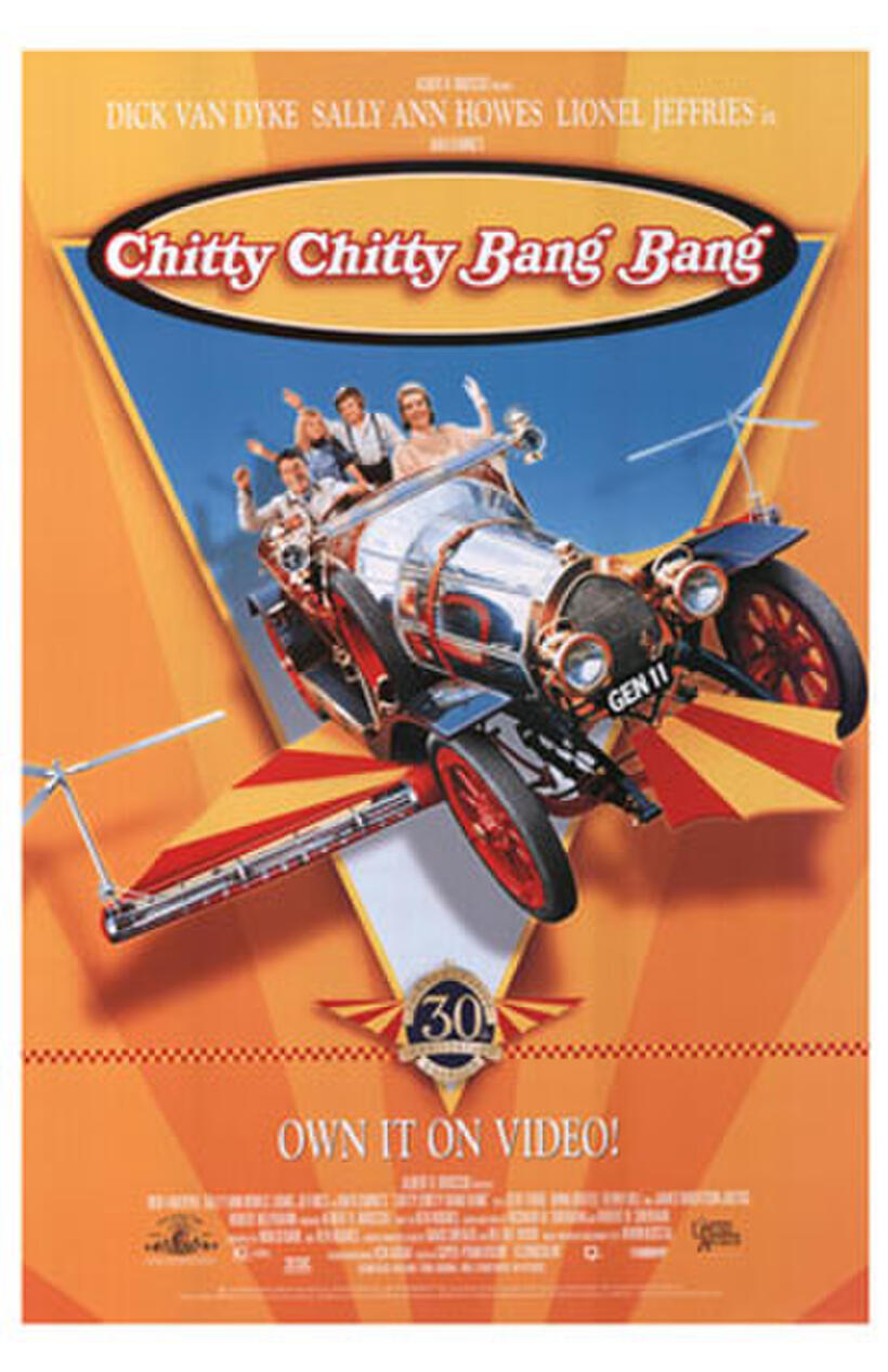 Poster art for "Chitty Chitty Bang Bang."