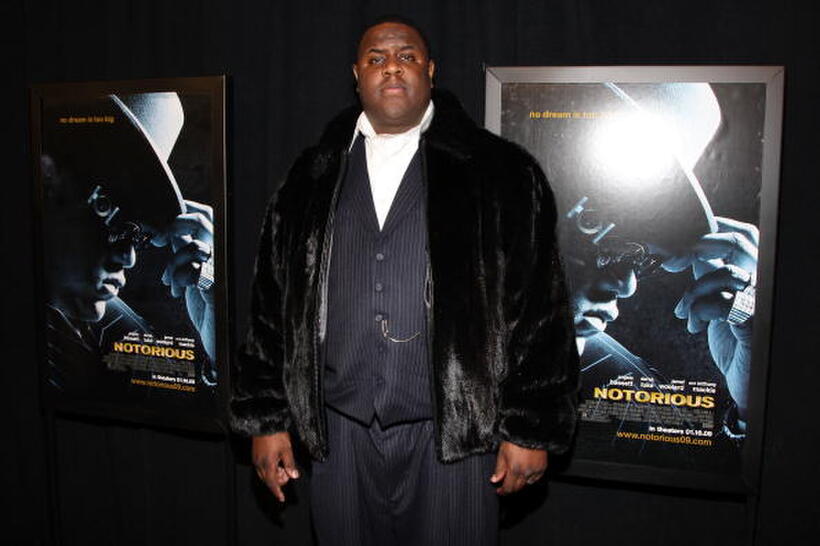 Jamal Woolard at the New York premiere of "Notorious."