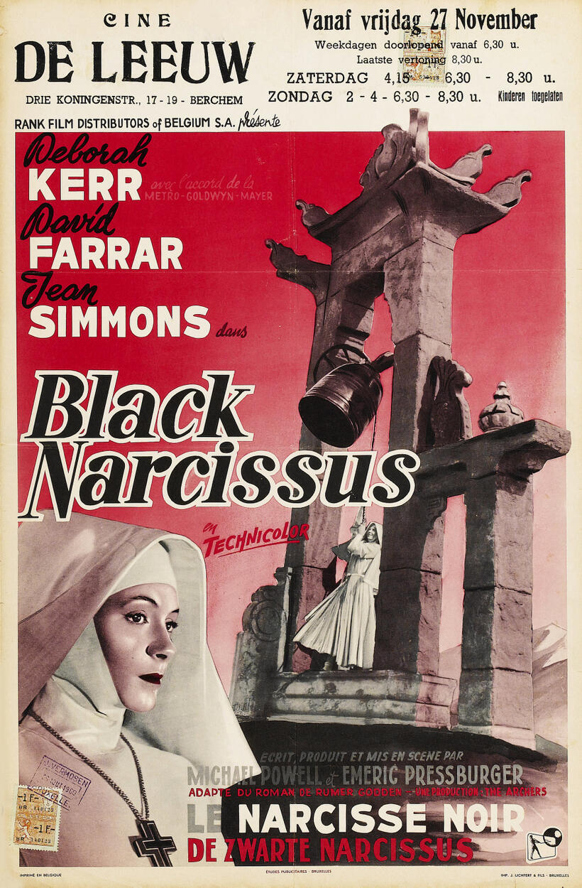 Poster art for "Black Narcissus."