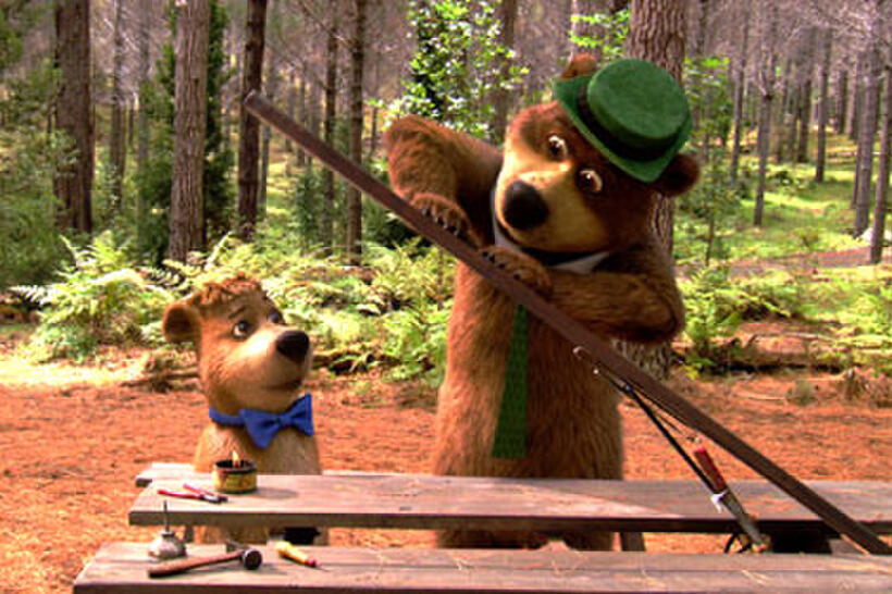 Justin Timberlake voices Boo Boo and Dan Aykroyd voices Yogi Bear in "Yogi Bear."