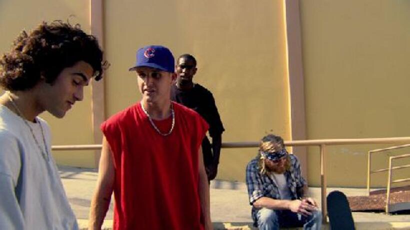 Paul Rodriguez Jr., Rob Dyrdek and Ryan Dunn in "Street Dreams."