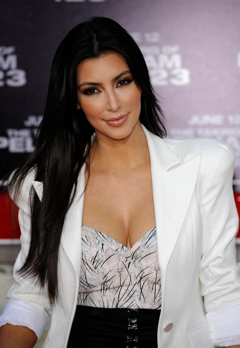 Kim Kardashian at the California premiere of "The Taking of Pelham 1 2 3."