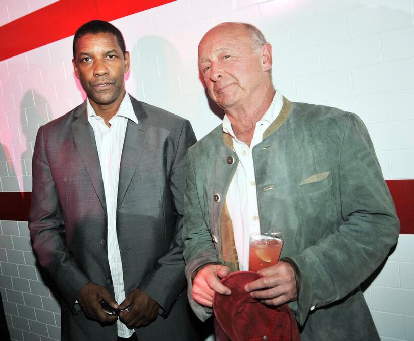 Denzel Washington and Director Tony Scott at the after party of the California premiere of "The Taking of Pelham 1 2 3."