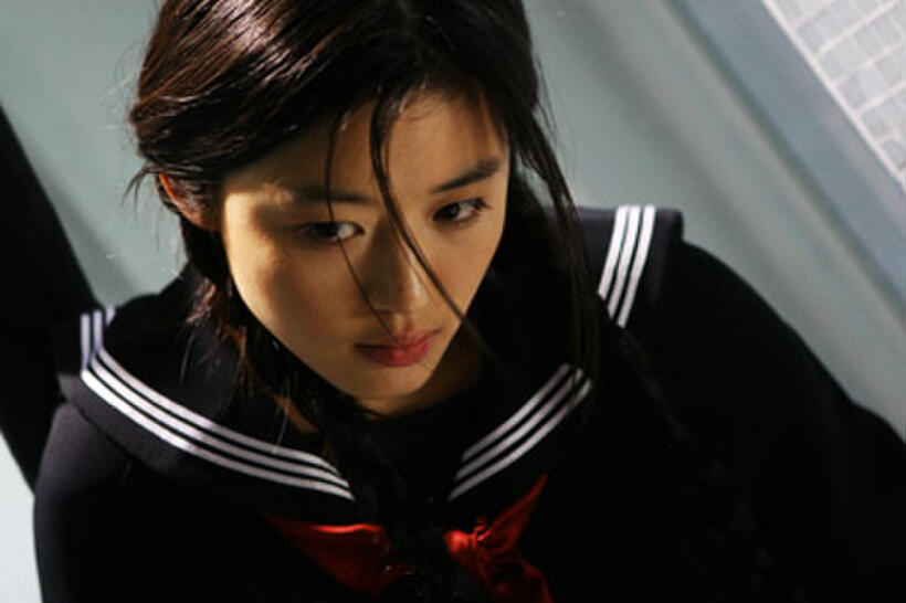 Gianna Jun as Saya in "Blood: The Last Vampire."