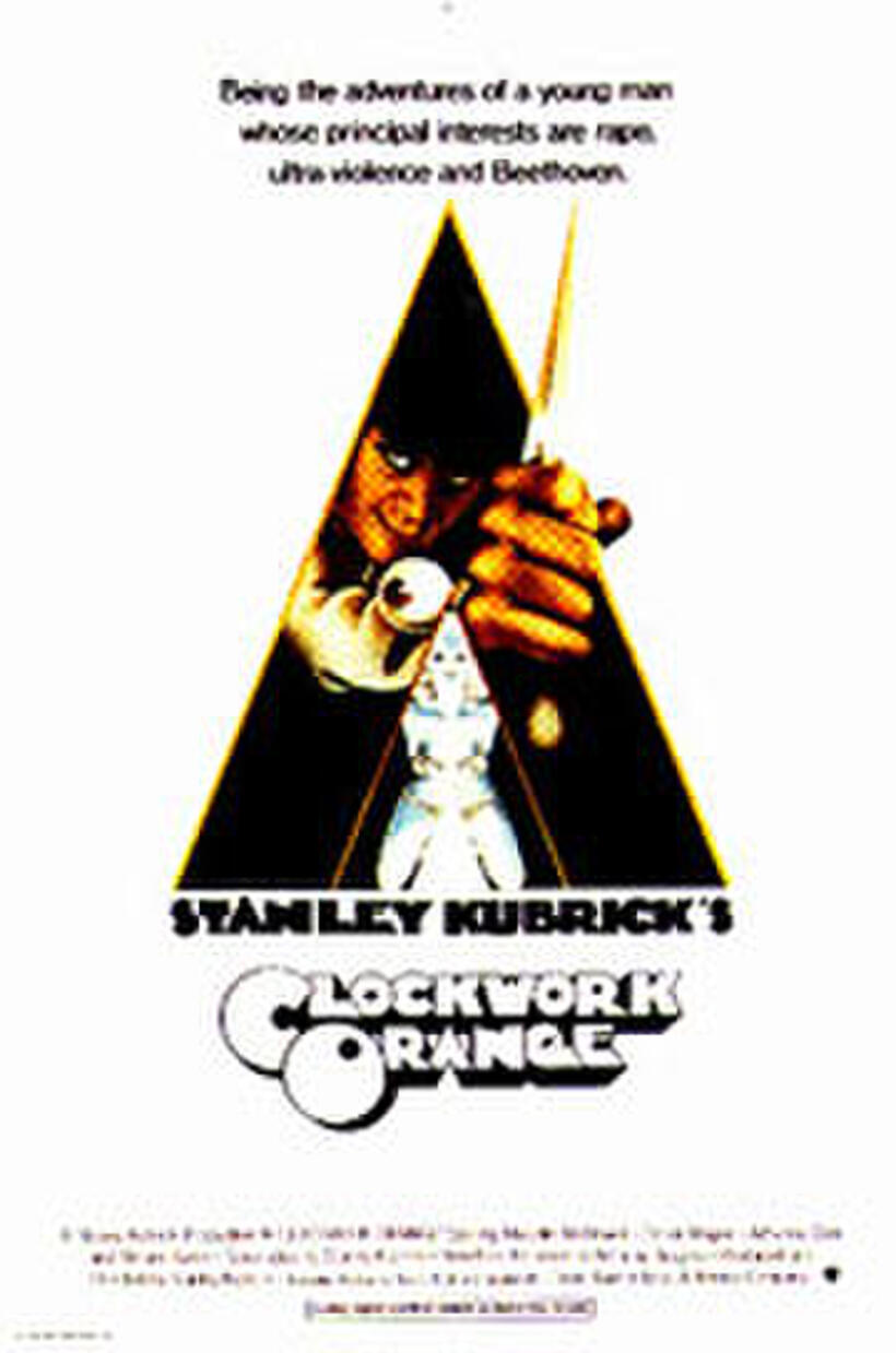 Poster art for "A Clockwork Orange."