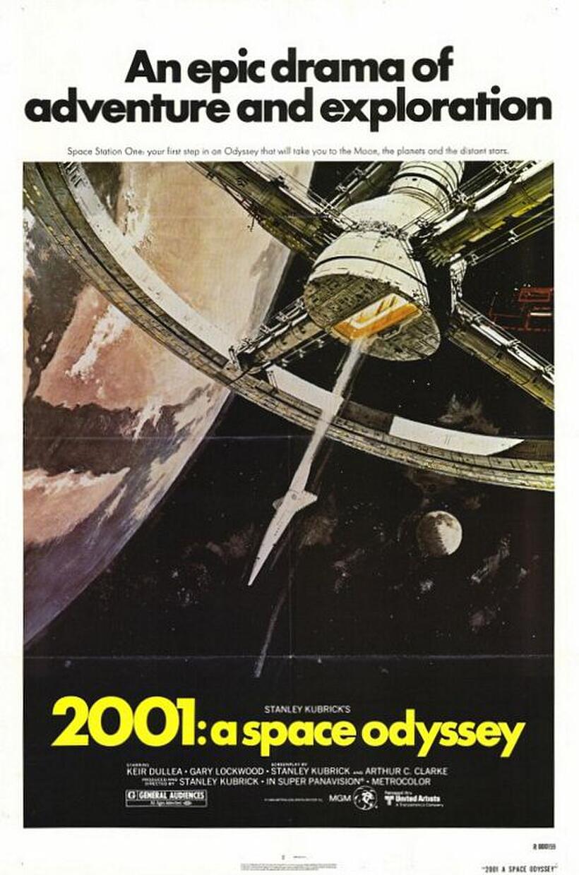 Poster art for "2001: A Space Odyssey."