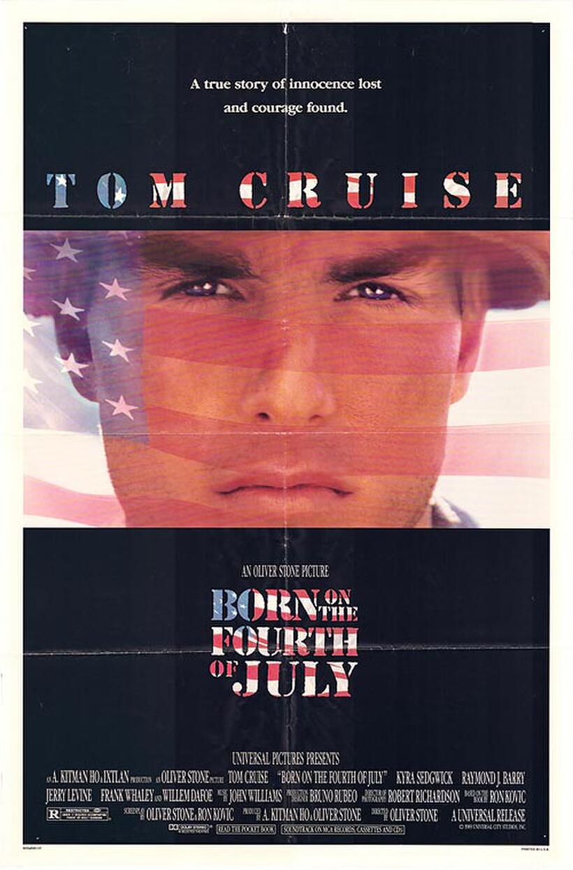 Poster art for "Born on the Fourth of July."