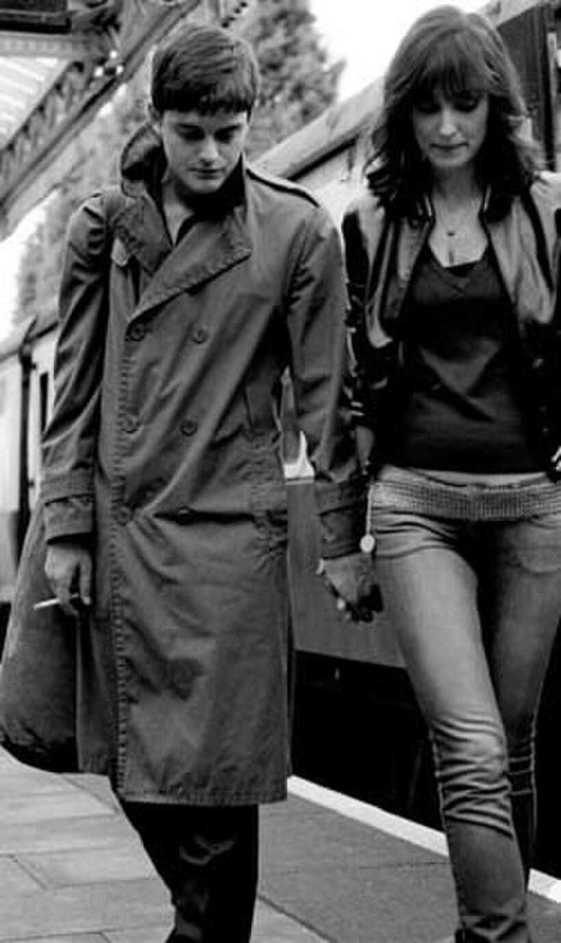 Anton Corbijn and Alexandra Maria Lara in "Control."