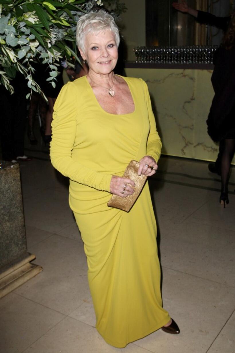 Judi Dench at the after party of the world premiere of "Nine."