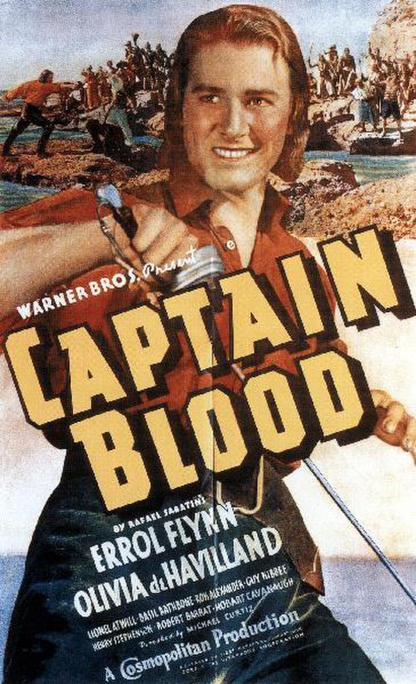 Poster art for "Captain Blood."