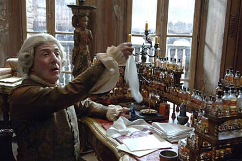 Dustin Hoffman as Giuseppe Baldini in "Perfume: The Story of a Murderer."