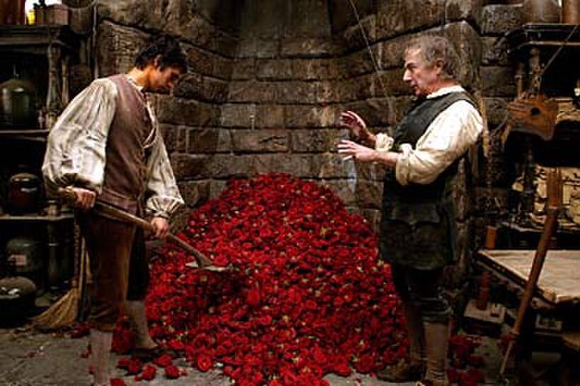 Ben Whishaw and Dustin Hoffman in "Perfume: The Story of a Murderer."