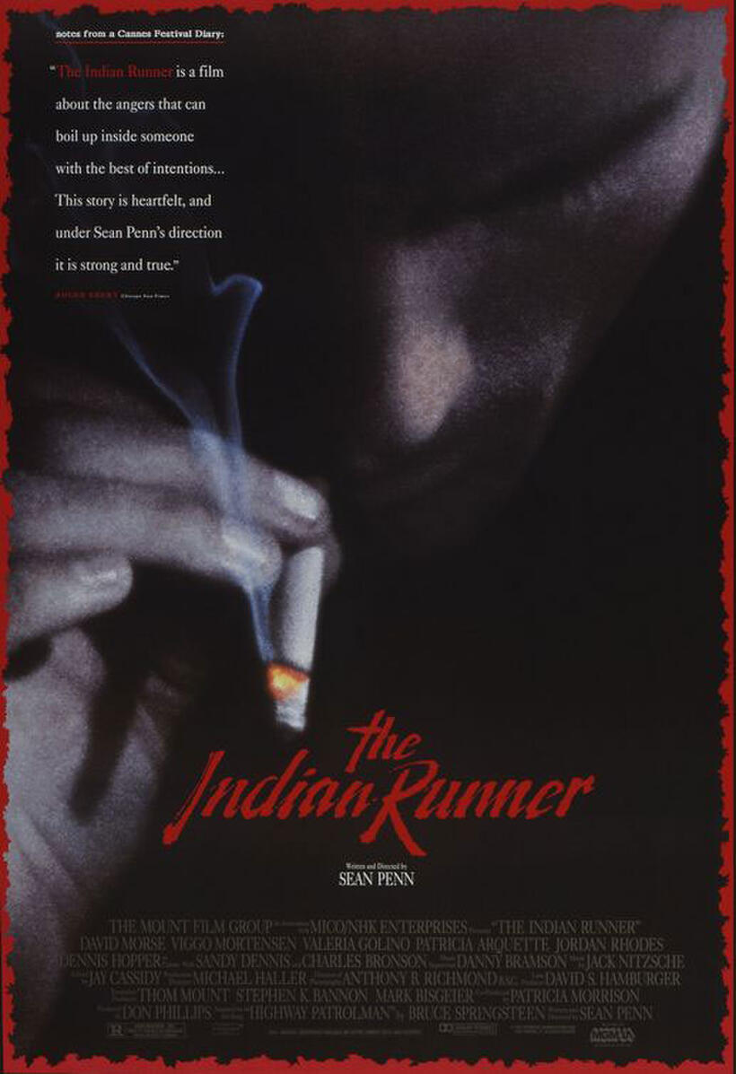 Poster art for "The Indian Runner."