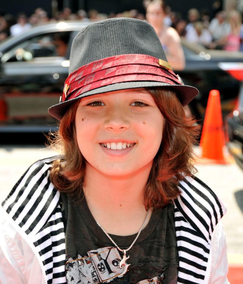 Leo Howard at the California premiere of "Shorts."