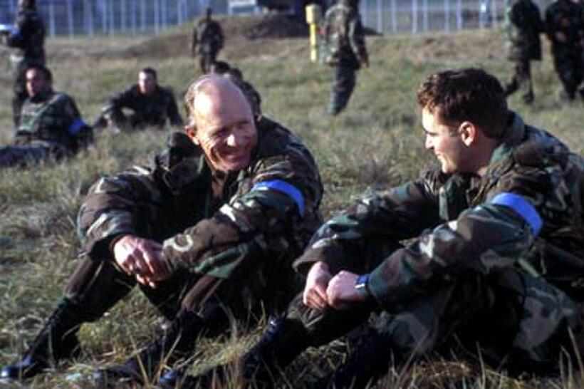 Ed Harris and Joaquin Pheonix in "Buffalo Soldiers."